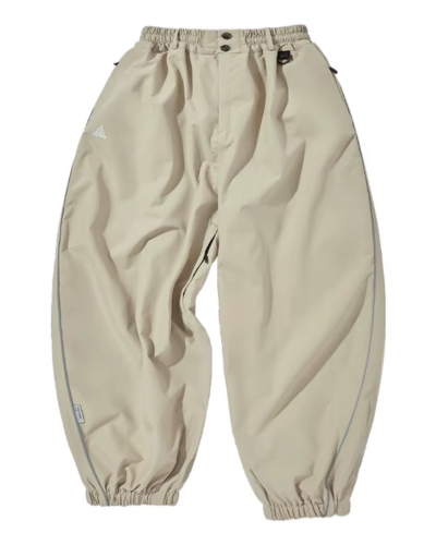 Pantalon femme ski kaki large 1 Pantalon femme ski kaki large - image principale - Chic en pantalon