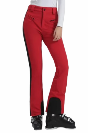 Pantalon ski rouge slim femme - CHIC EN PANTALON