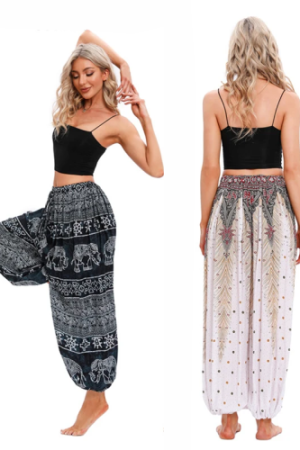 Pantalon ample yoga femme bohème - CHIC EN PANTALON