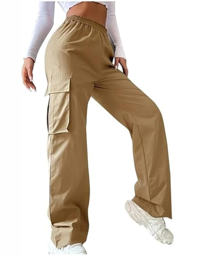Pantalon cargo femme kaki Vintage 1 Pantalon cargo femme kaki Vintage - CHIC EN PANTALON