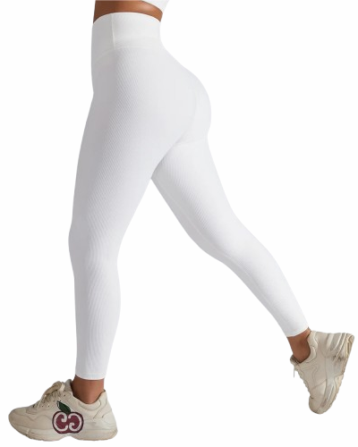 Pantalon de yoga blanc femme 1 Pantalon de yoga blanc femme - CHIC EN PANTALON