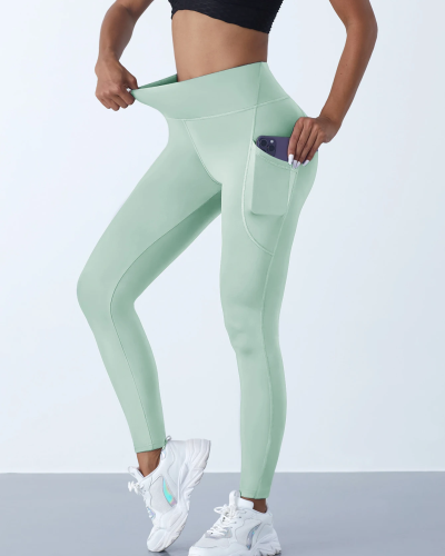 Pantalon pour yoga femme vert - bénéfices - CHIC EN PANTALON