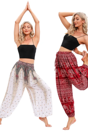 Pantalon sarouel femme yoga Boho - CHIC EN PANTALON