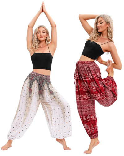 Pantalon sarouel femme yoga Boho 1 Pantalon sarouel femme yoga Boho - CHIC EN PANTALON