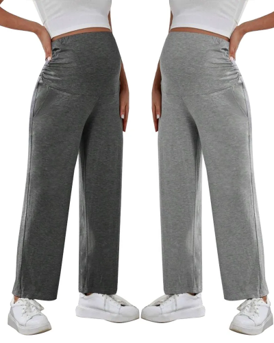 pantalon yoga femme en grossesse - mise en contexte - CHIC EN PANTALON